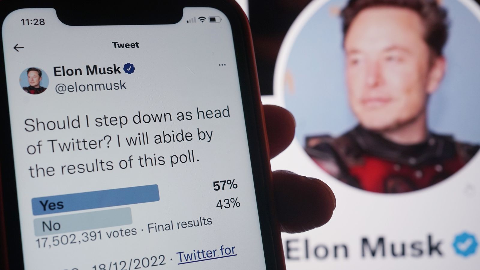 Elon Musk says he will resign as Twitter CEO 'as soon as I find someone foolish enough to take the job'