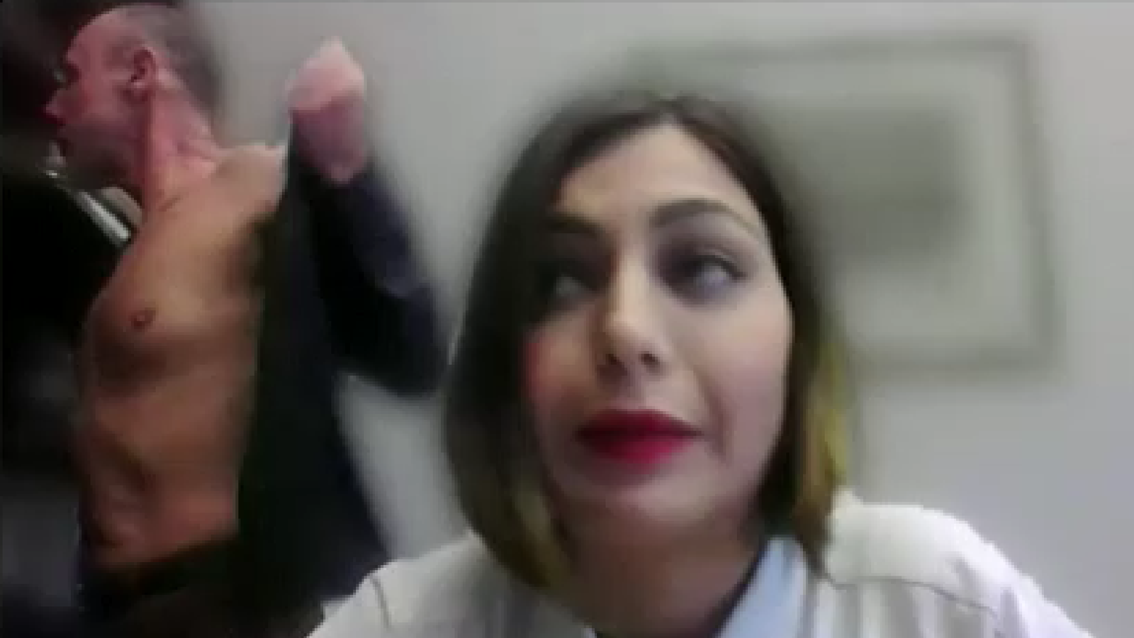 Oblivious Greek MP Kleon Grigoriadis strips off during video meeting
