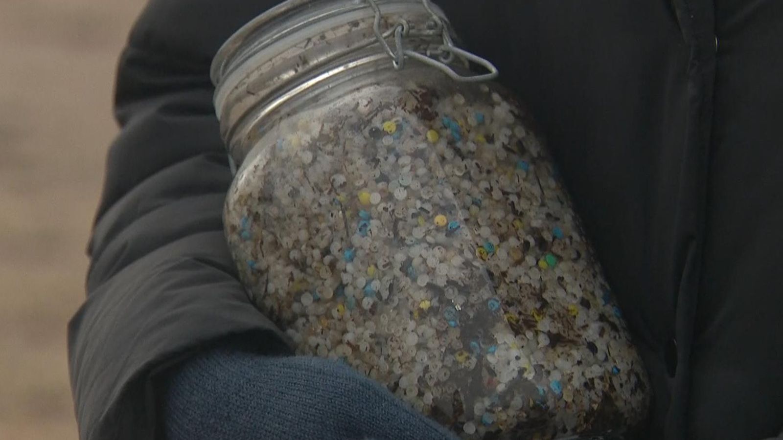 Record number of plastic nurdles found on beaches as environmental groups call for tougher laws