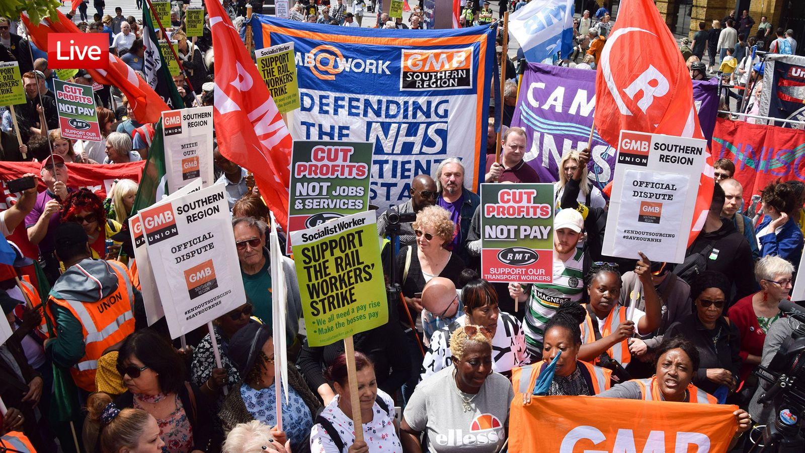 Unions could coordinate strike action across NHS for 'maximum impact', GMB boss says