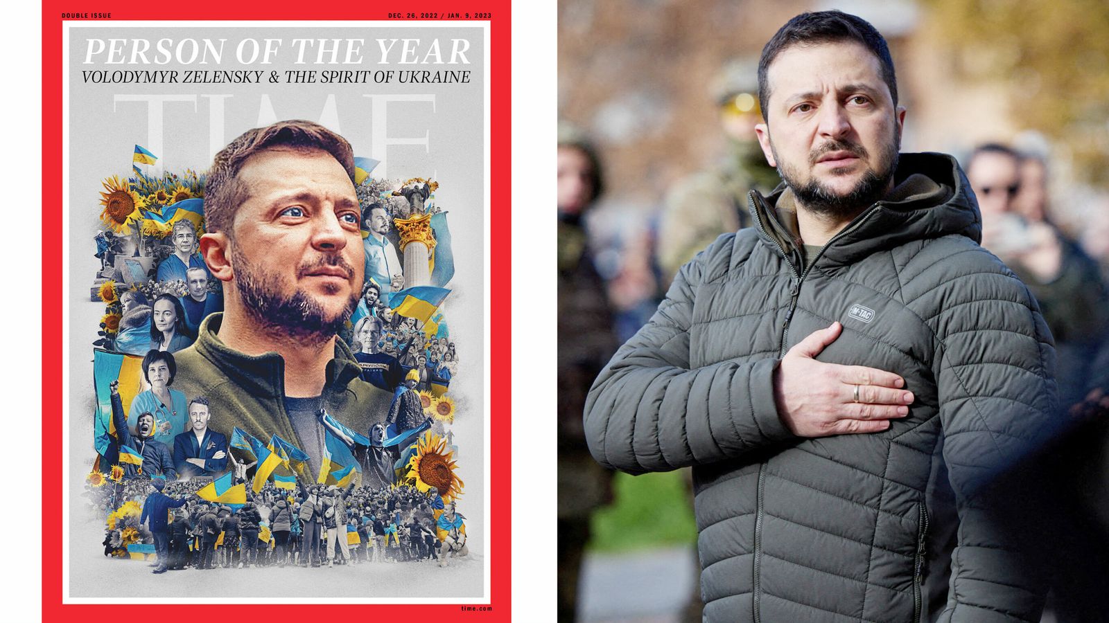 Volodymyr Zelenskyy and 'the spirit of Ukraine' named Time magazine's