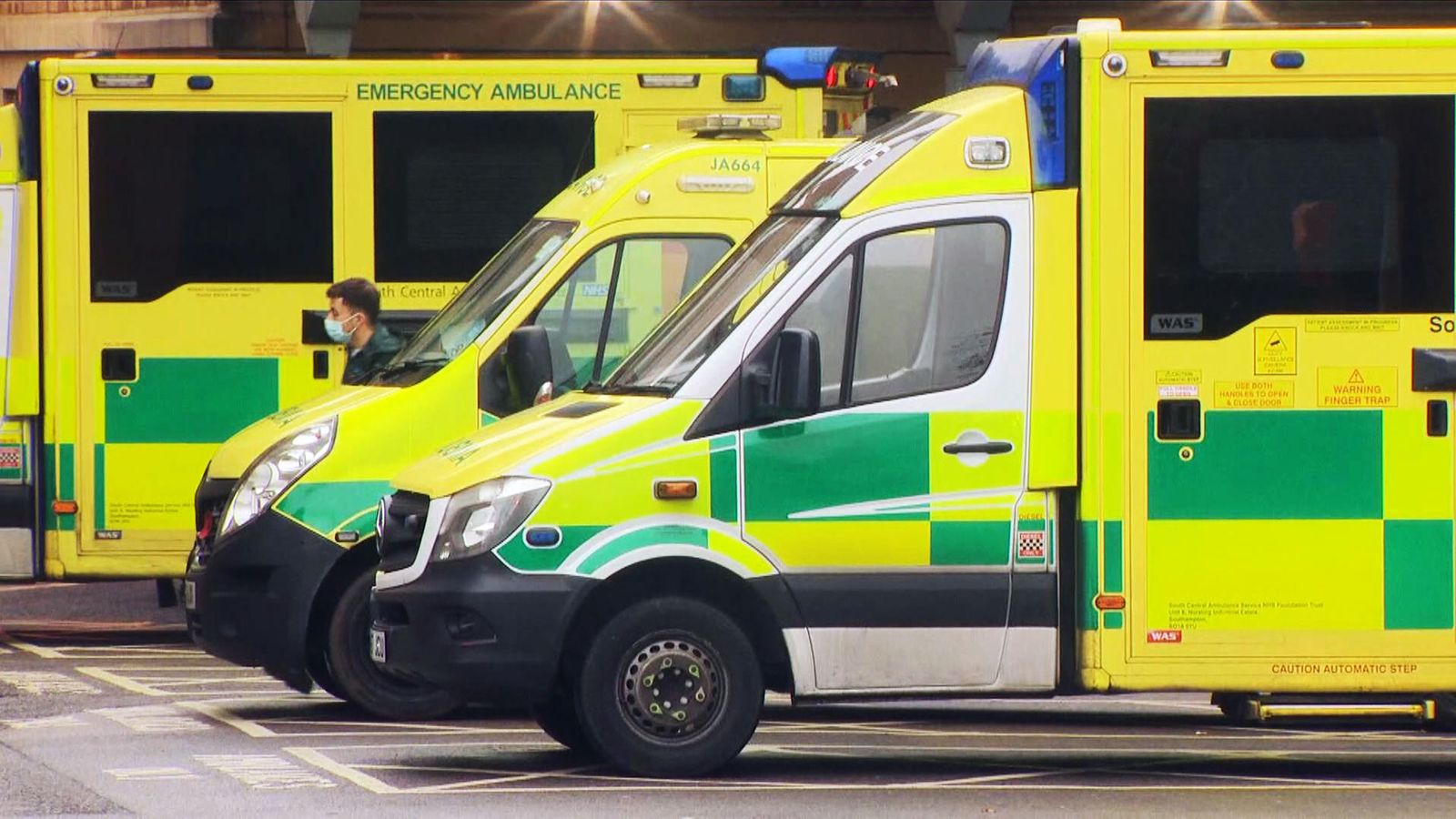 'Critical incidents' declared at hospital and ambulance trusts across England and Wales