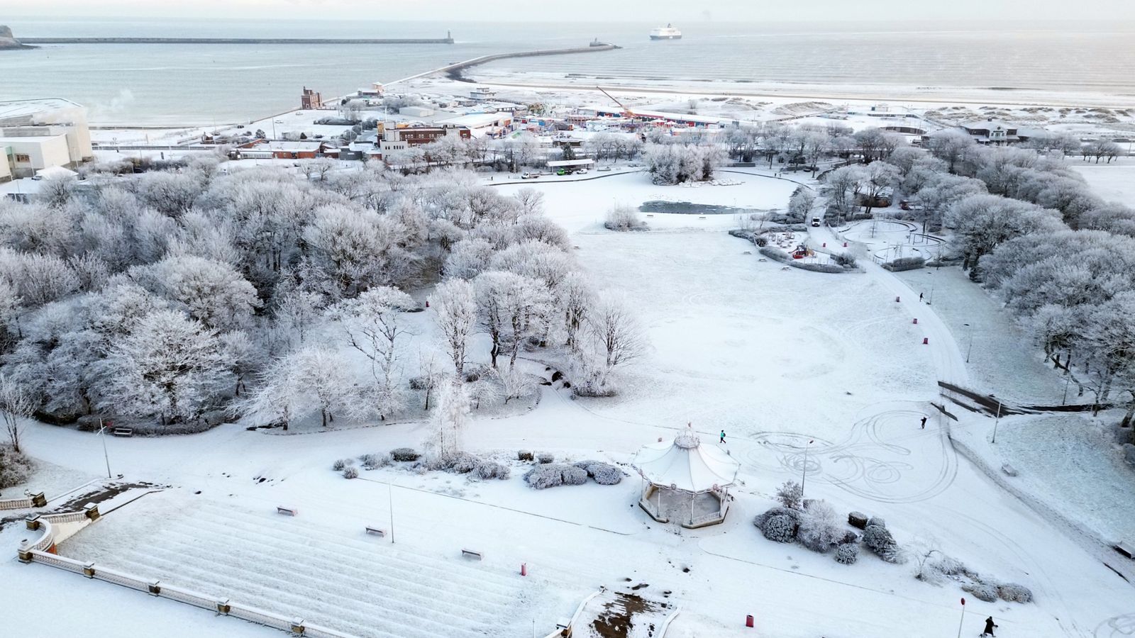 UK weather: New weather warnings issued amid major travel disruption as rail strikes continue