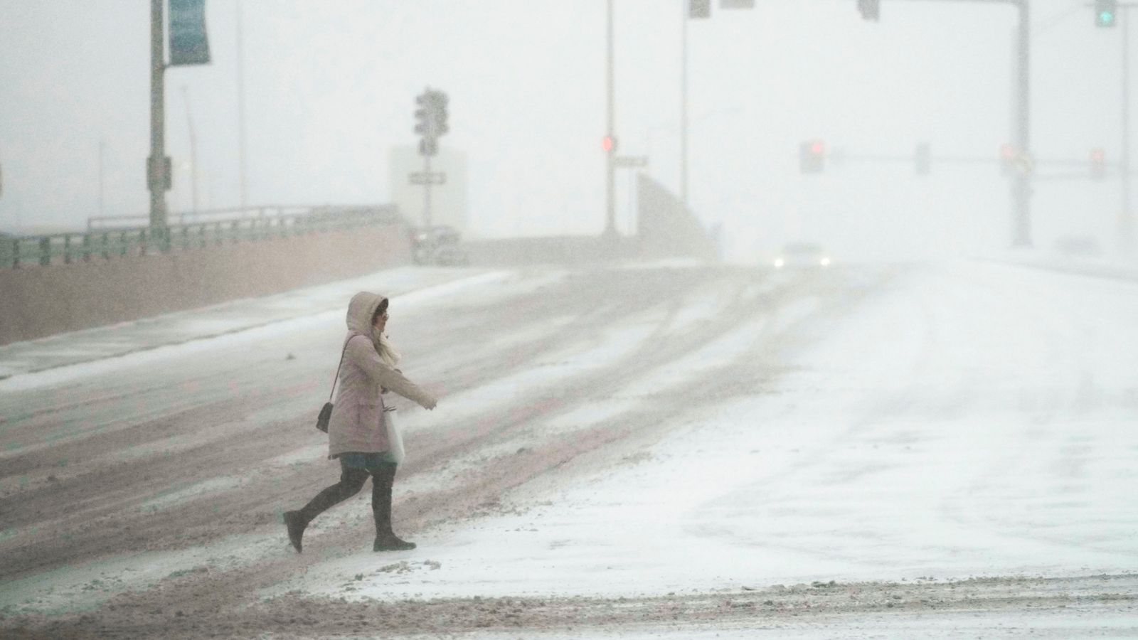 In pictures US gripped by deep freeze as bomb cyclone hits US News