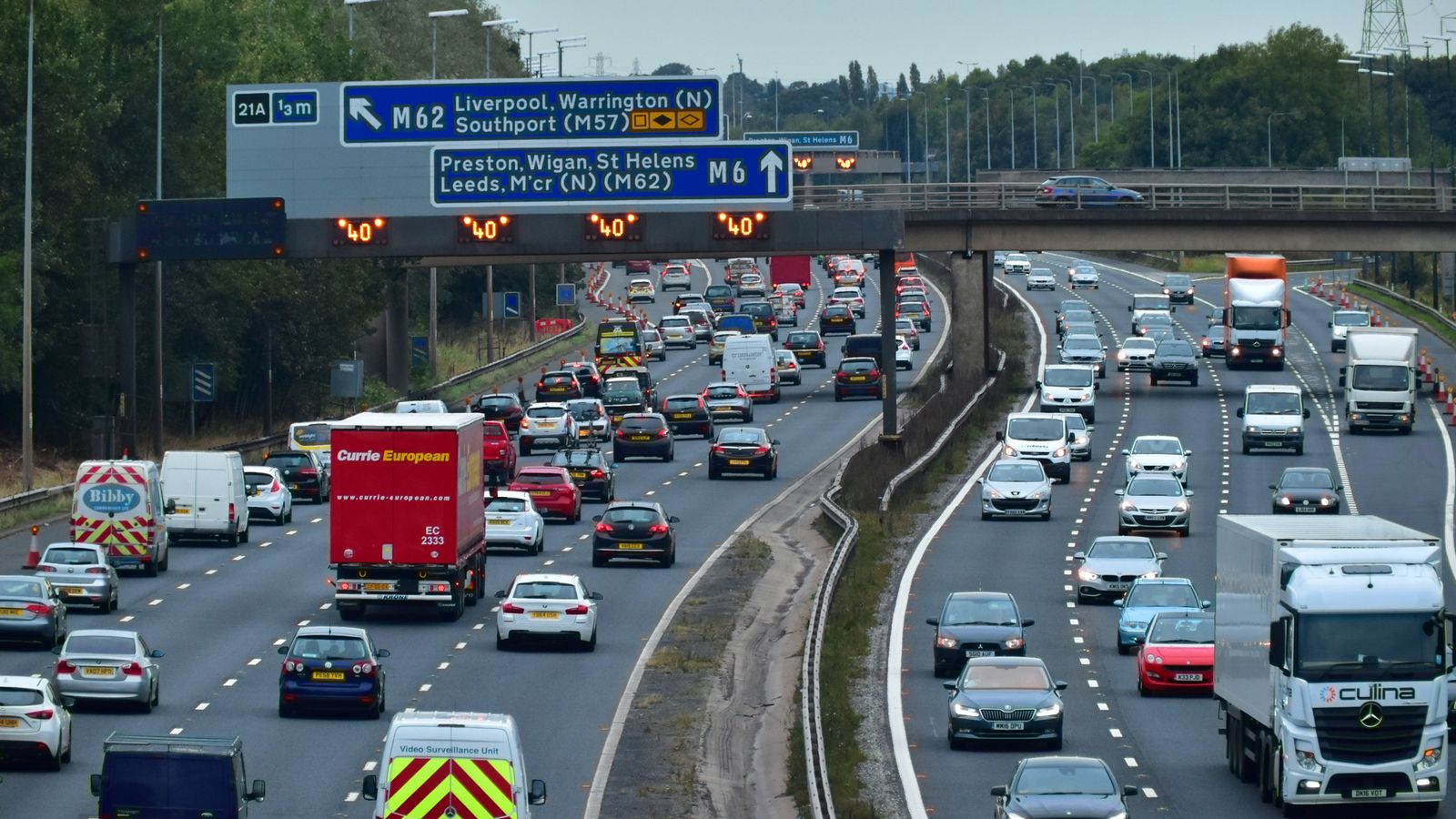 Long queues loom for drivers in 'frantic' Friday getaway before Christmas weekend