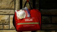 First aid kit with N95 mask