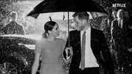 Harry and Meghan in a still taken from the trailer to their Netflix documentary