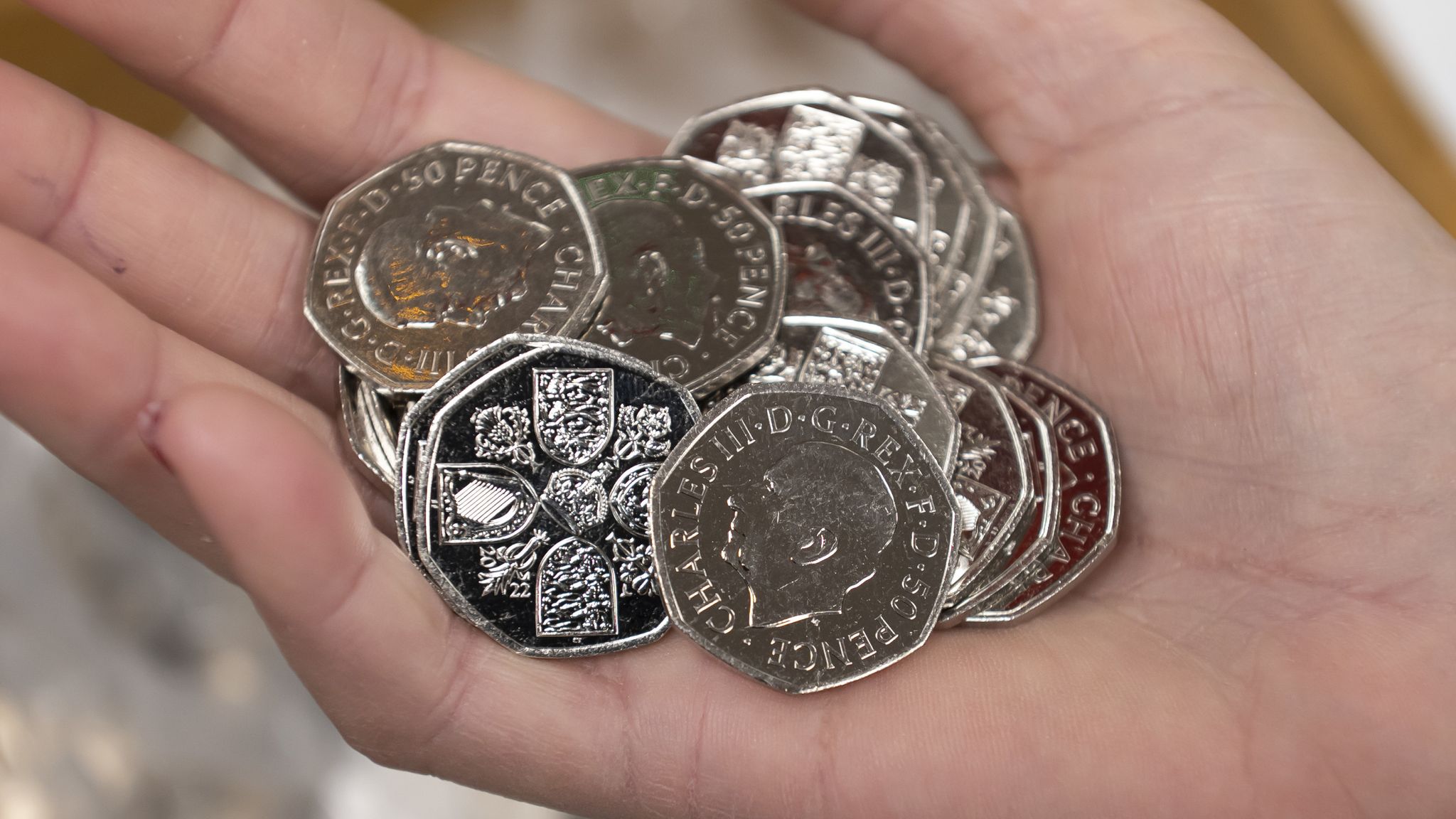 First Coins Featuring King Charles's Portrait Go Into Circulation | UK ...