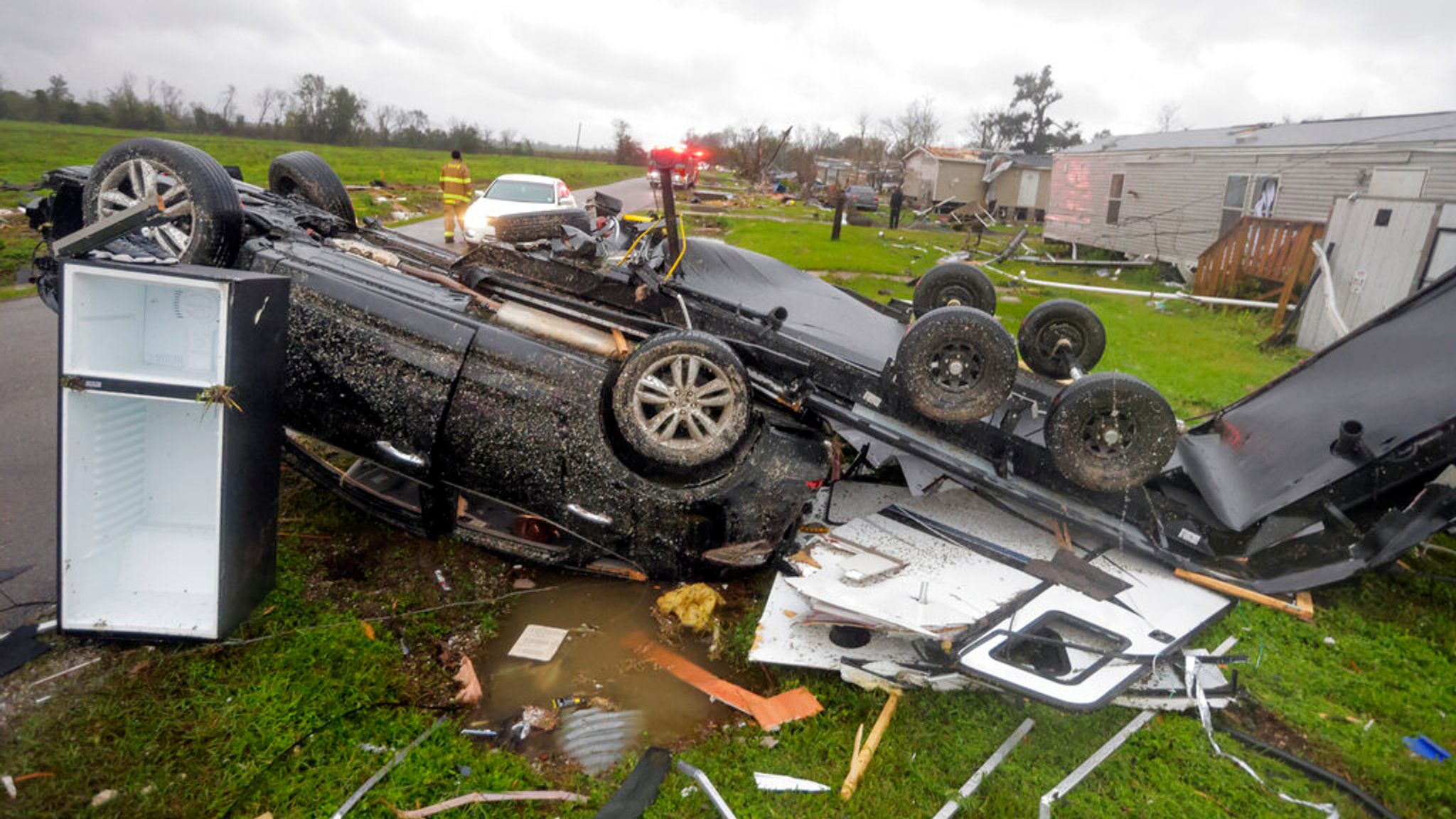 At least three dead as ice storms stir up tornadoes across the US | US ...