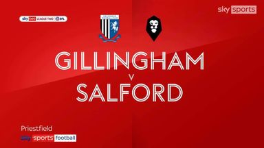 Gillingham 0-3 Salford