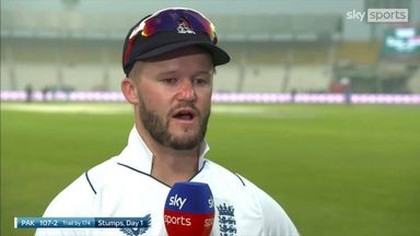 'We're level at the minute' - Duckett and England happy with day one