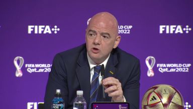 Defiant Infantino insists FIFA are 'defending values and human rights'