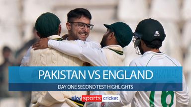 Pakistan vs England | Second Test, day one morning and afternoon highlights