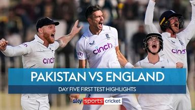 Pakistan vs England | First Test, day five full highlights