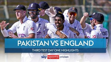 巴基斯坦vs英格兰|第三次测试，第一天全部精彩