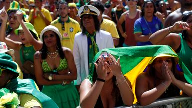 Brazil fans left in tears after shootout heartbreak