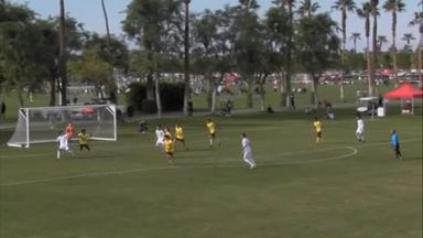LAFC academy player scores incredible bicycle kick!