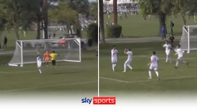 LAFC academy player scores incredible bicycle kick!