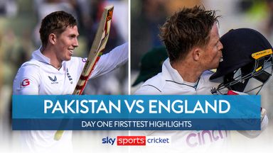 Highlights: England take commanding lead on opening day of first Test