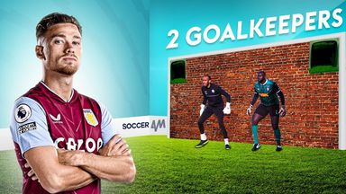Can a Premier League footballer beat TWO goalkeepers?