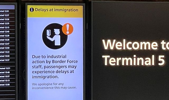 Passengers 'waved through' Border Control to 'avoid queues' as workers strike - Vimarsana News