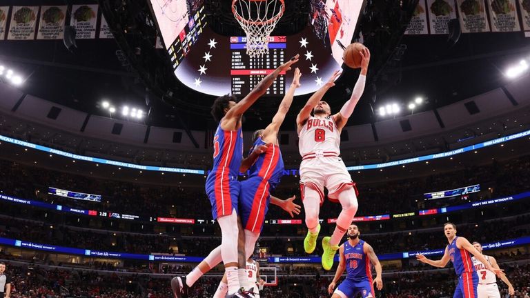 Detroit Pistons 118-132 Chicago Bulls | NBA highlights