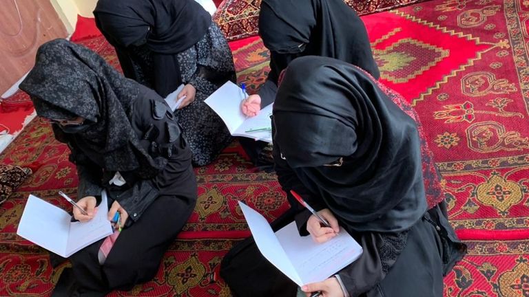 A secret school in Afghanistan for girls