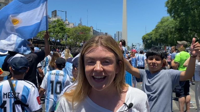 Freya Chappell in Buenos Aires