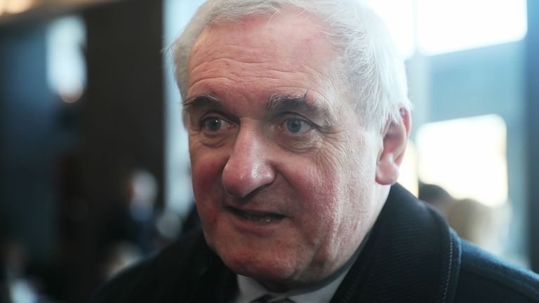 Former Irish PM Bertie Ahern