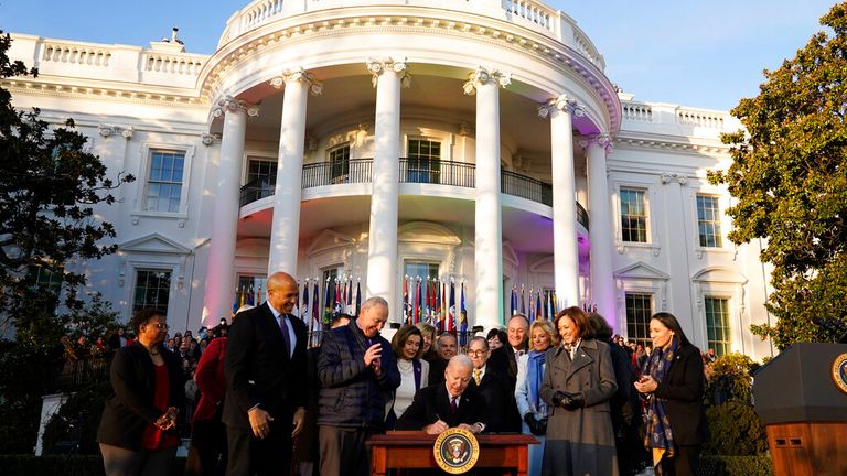 President Biden signs the Respect for Marriage Act