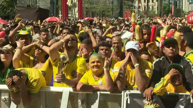 Turnamen favorit Brasil tersingkir dari Piala Dunia setelah kalah dari Kroasia 