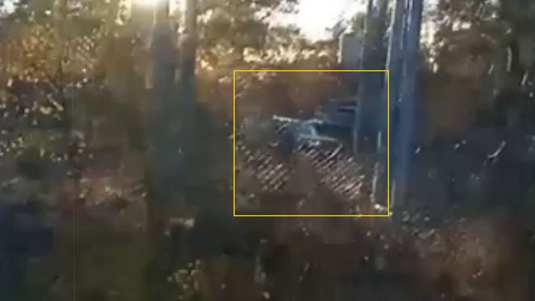 A Land Rovery Discovery is seen in the mobile phone footage. We know these are used by the Bulgarian border forces