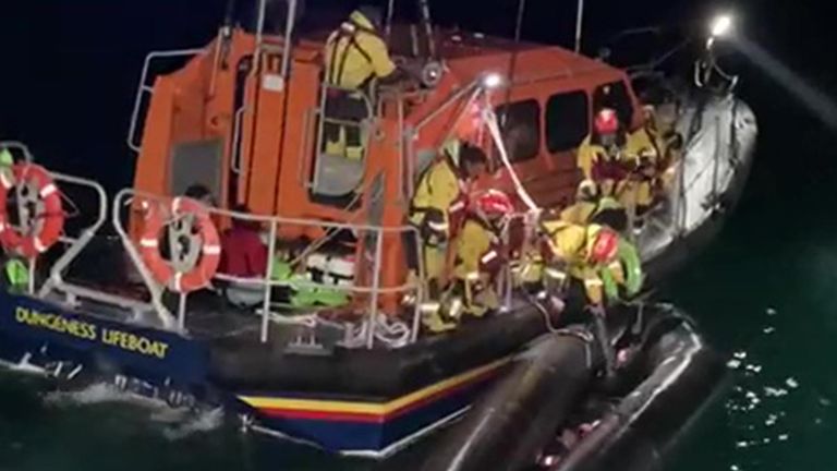 Channel Rescue
Re: large search and rescue operation launched in the Channel off the coast of Dungeness, in Kent following an incident involving a small boat likely to have been carrying migrants