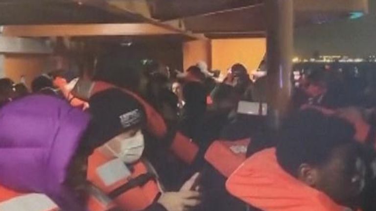 Evacuations after Staten Island ferry catches fire