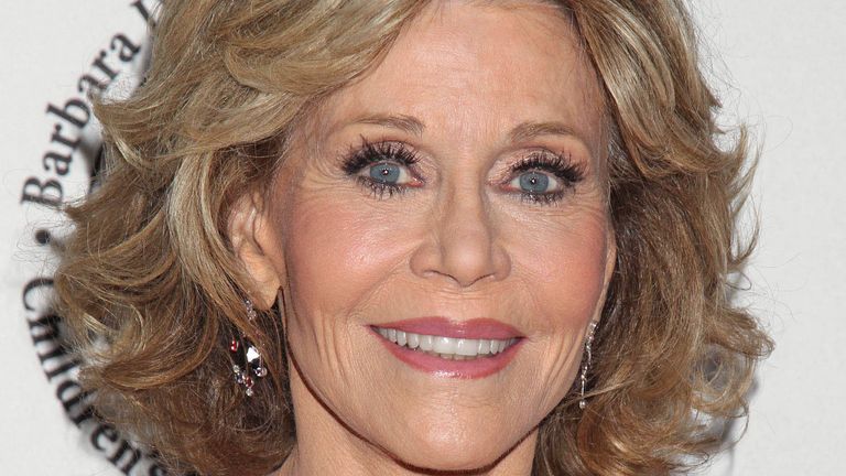 SEPTEMBER 2nd 2022: Actress and activist Jane Fonda announces she has been diagnosed with non-Hodgkin&#39;s Lymphoma cancer and that she is undergoing chemotherapy treatments. - File Photo by: zz/RE/Westcom/STAR MAX/IPx 2016 10/8/16 Jane Fonda at the 2016 Carousel of Hope Ball held on October 8, 2016 in Los Angeles, California.