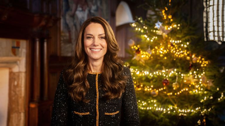 Handout photo issued by Kensington Palace of the Princess of Wales the &#39;Together at Christmas&#39; Carol Service at Westminster Abbey in London
PIC:Kensington Palace 