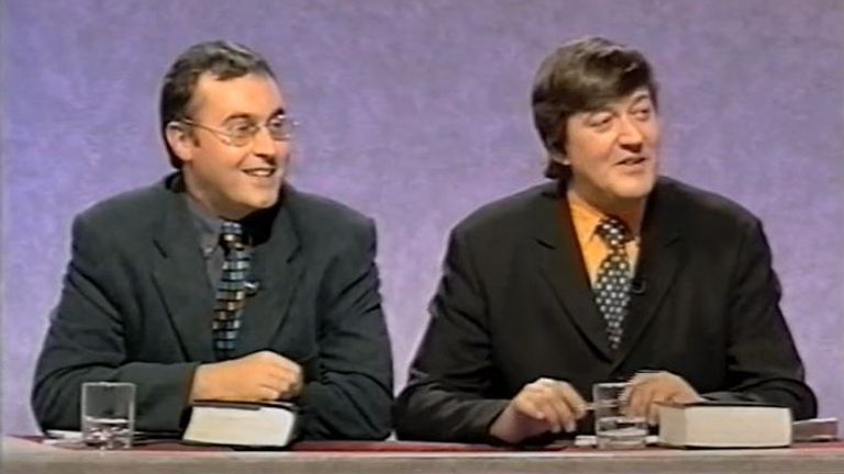Mark Nyman and Stephen Fry in Dictionary Corner on Countdown