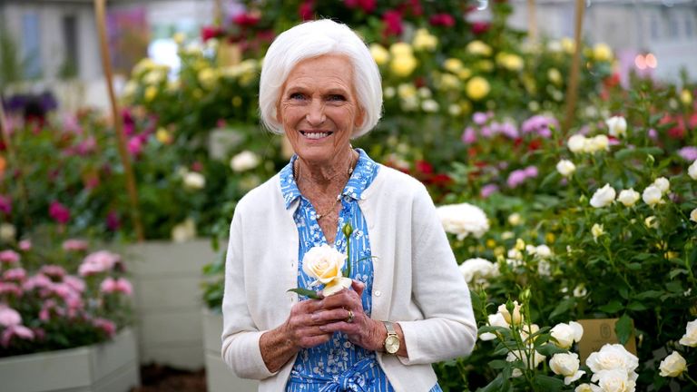 Mary Berry at Chelsea Flower Show