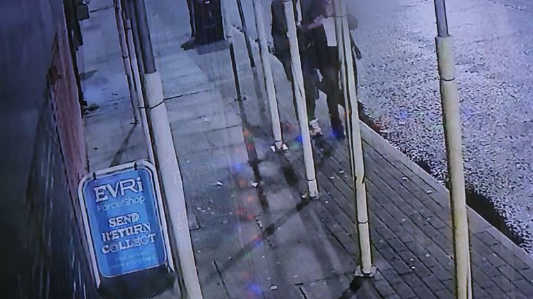 CCTV captures the moment of Merseyside shooting