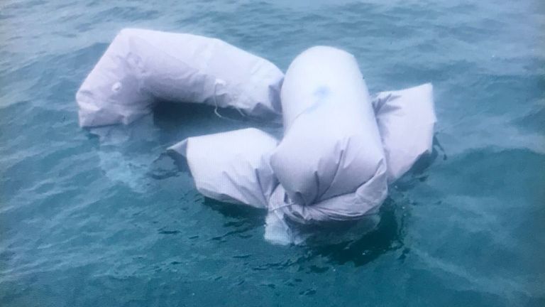 This is what remains of the boat that capsized in the Channel and resulted in the deaths of 31 people in november 2021