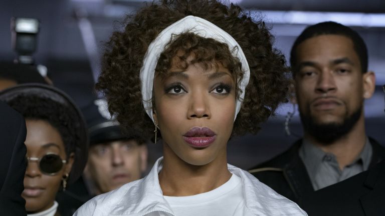 Naomi Ackie as Whitney Houston in I Wanna Dance With Somebody. Pic: Sony Pictures