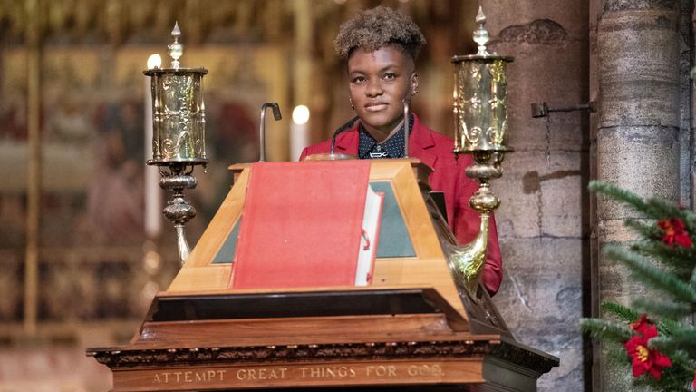 Nicola Adams during the &#39;Together at Christmas&#39; Carol Service at Westminster Abbey in London 