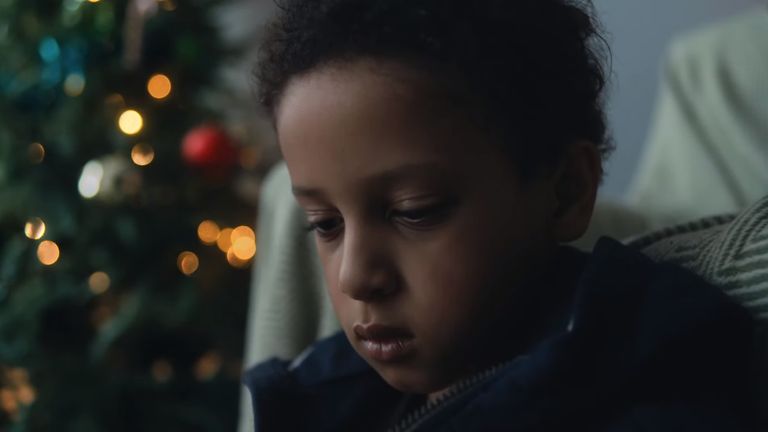 Assets from NSPCC TV ad campaign for their ‘Be here for children’ Christmas appeal 2022