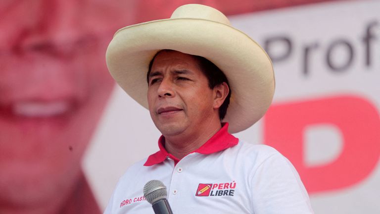 Deposed President Pedro Castillo