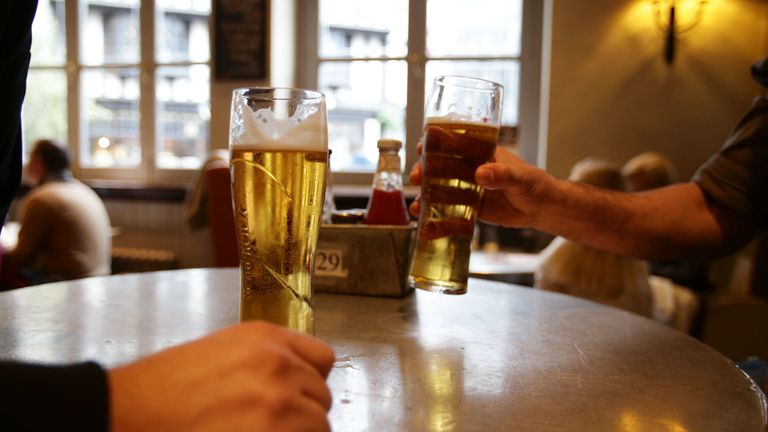 EMBARGOED TO 0001 MONDAY DECEMBER 5 File photo dated 18/04/14 of drinks in a pub, as many pubs and breweries across the UK will be forced to shut their doors for good as they face rocketing losses without further energy support, industry bosses have warned.