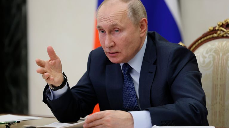 Russian President Vladimir Putin  that his country&#39;s nuclear weapons serve as a &#39;means of protection.&#39;