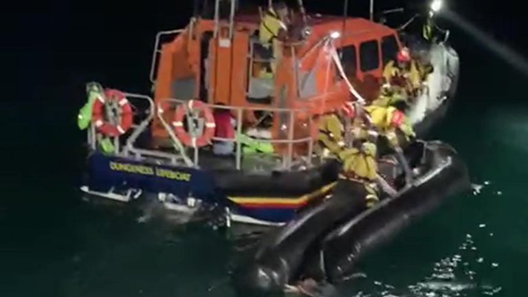 Channel Rescue
Re: large search and rescue operation launched in the Channel off the coast of Dungeness, in Kent following an incident involving a small boat likely to have been carrying migrants