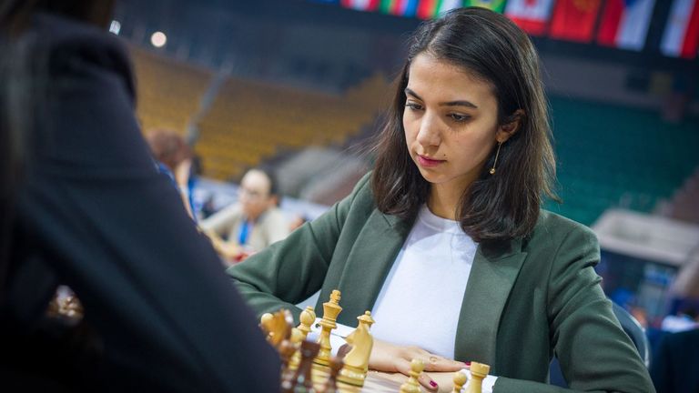 Sara Khadem.  Photo : Lennart Ootes/FIDE