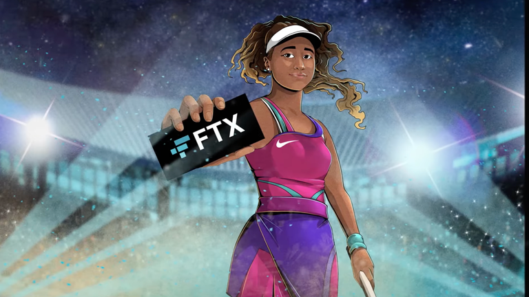 Naomi Osaka appeared in an ad for FTX
