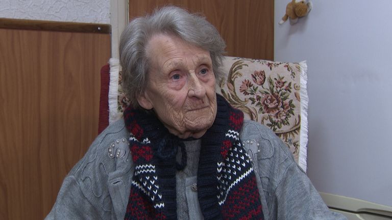 Marjorie Richardson, 91, has been without heating for seven days